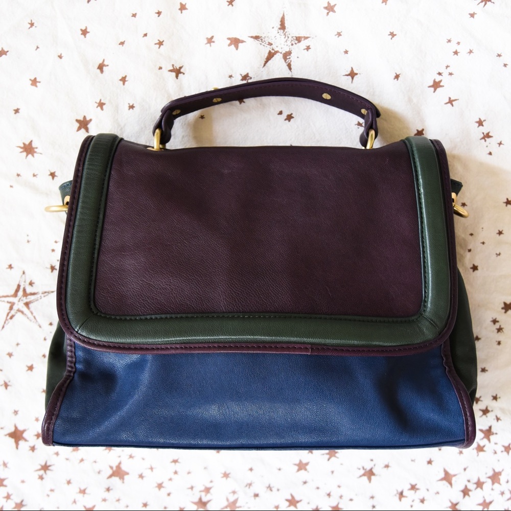 Sloane & Alex Shea Colorblock Sachel